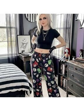 The Nightmare Before Christmas Women's Black and Multi Trousers